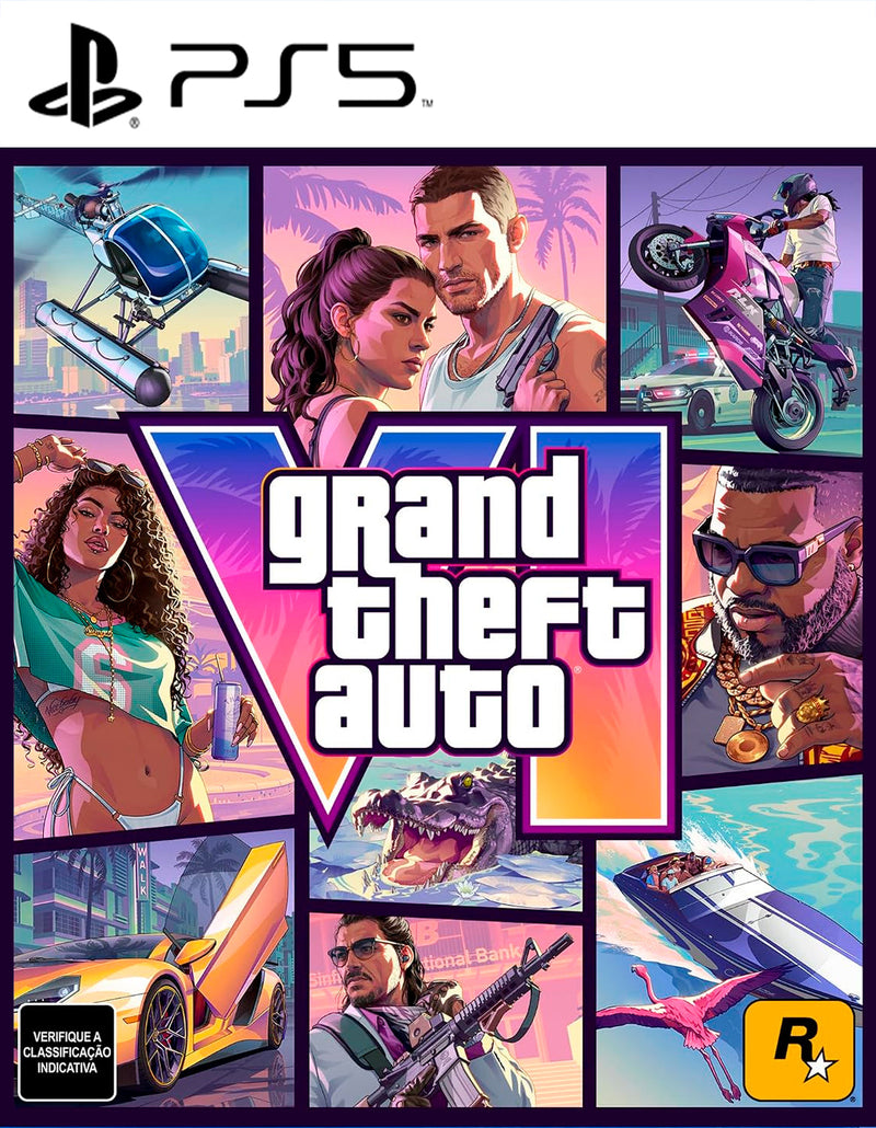 Grand Theft Auto VI – GTA 6 – PS5 Mídia Digital
