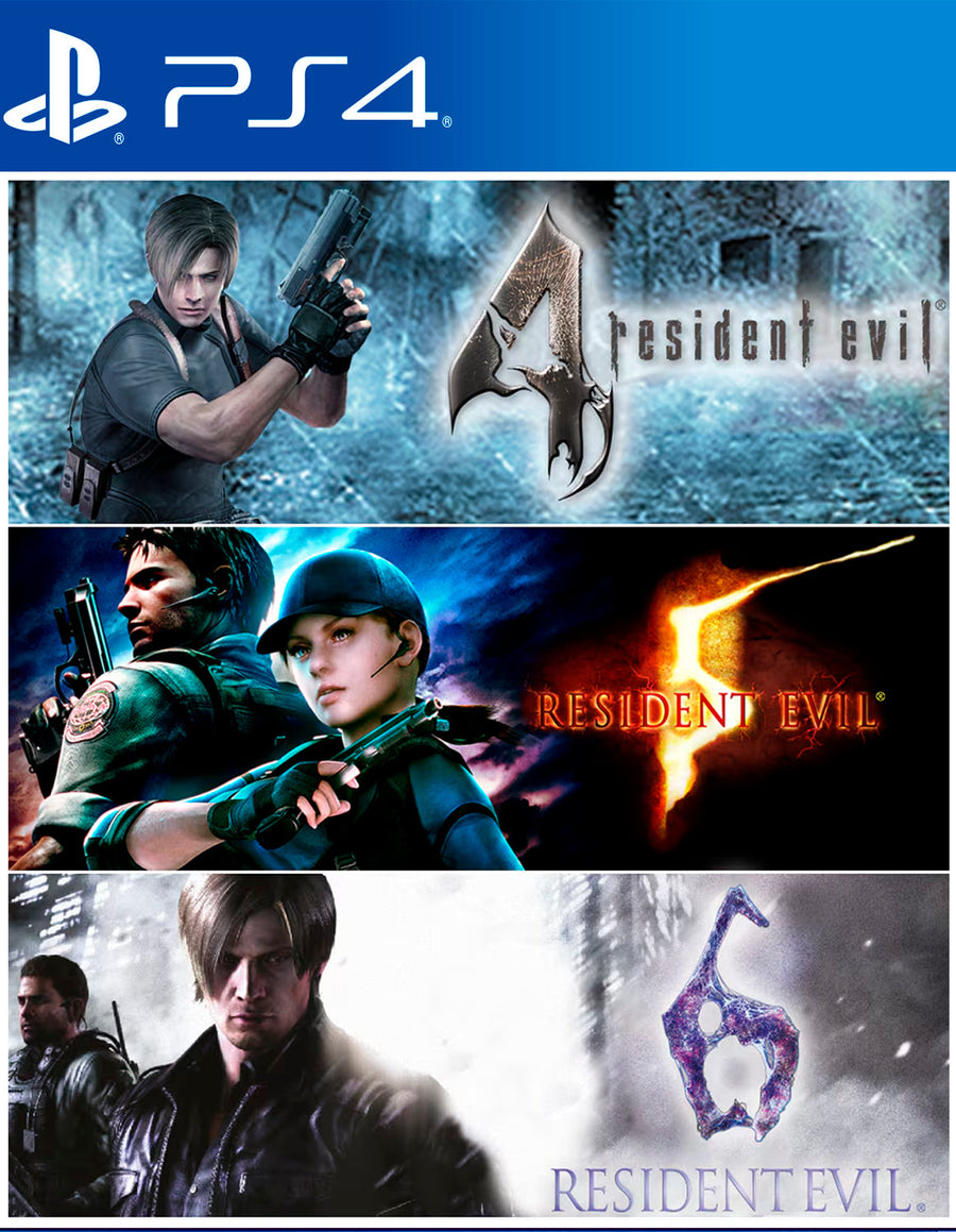 Resident Evil Pacote Triplo PS4 Mídia Digital