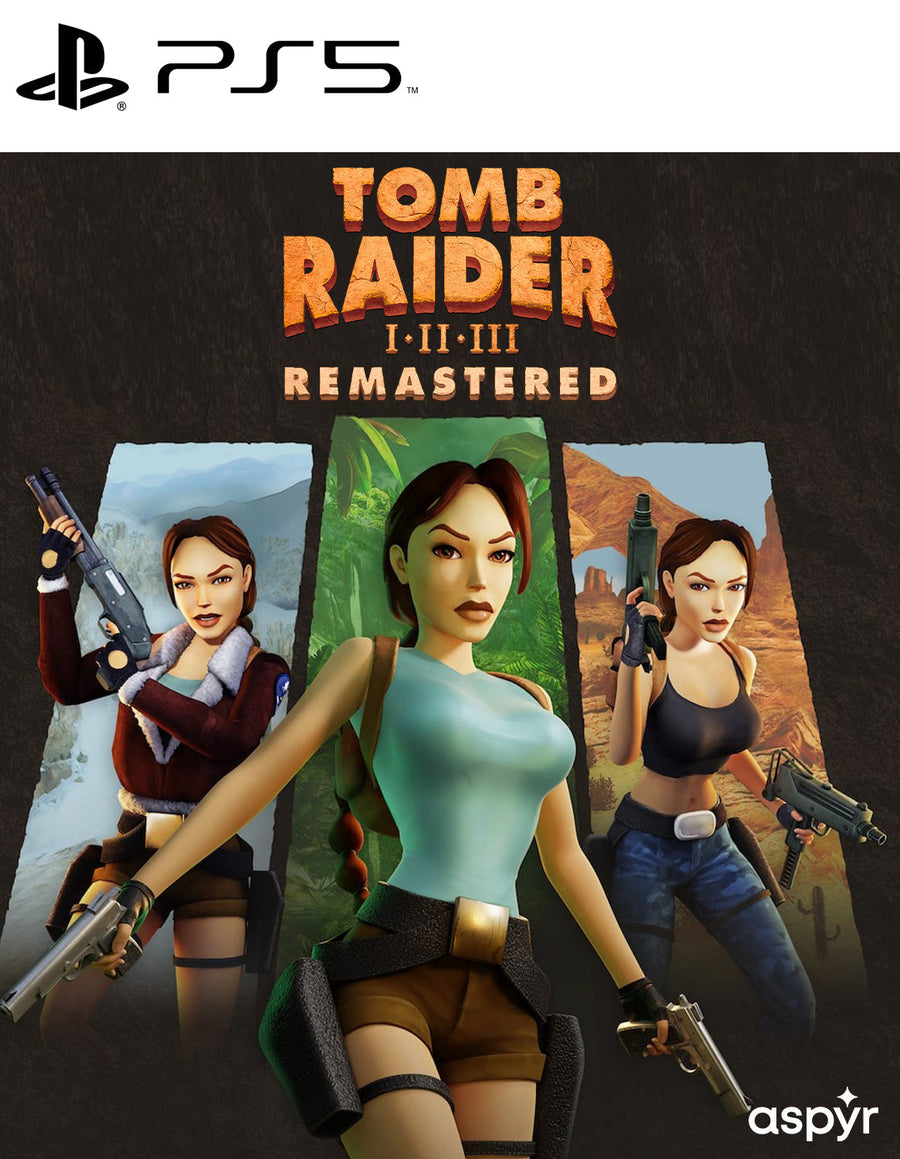 Tomb Raider I-II-III Remastered Starring Lara Croft - PS5 Mídia Digital
